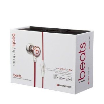 ÉCOUTEUR MONSTER IBEATS DBL CHROME (BOÎTE ORIGINAL)